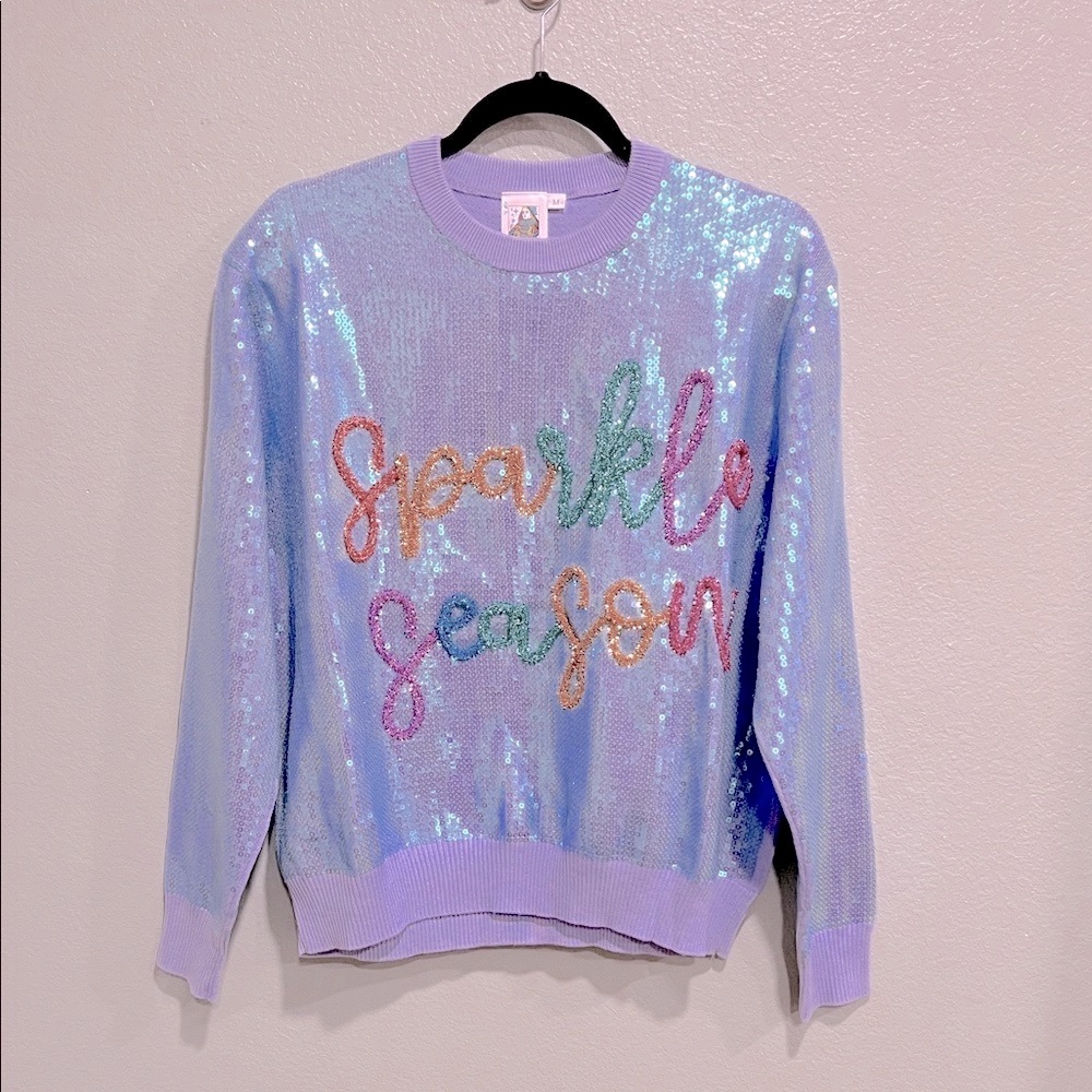 New QOS Sparkle Season Sweater